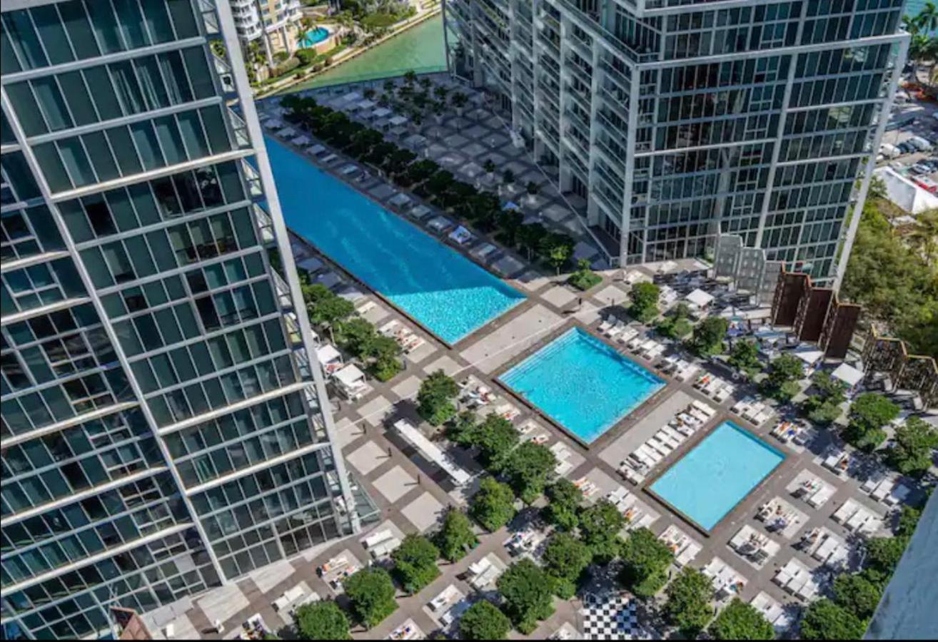 *Iconic W Icon Condo/ Pool&Waterviews*Freespa* ไมอามี ภายนอก รูปภาพ